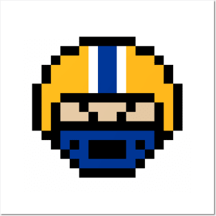 8-Bit Helmet - Pitt Posters and Art